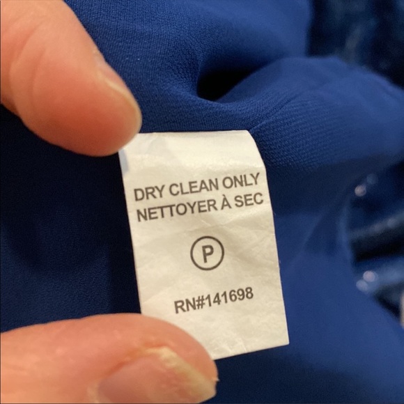 Ramy Brook Lori navy velvet cinched waist Mini Halter dress - Picture 7 of 9